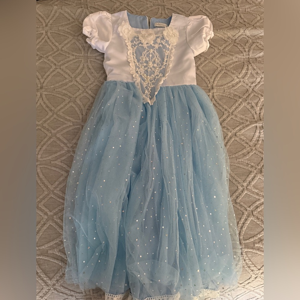 Trish Scully Cinderella Snow Princess Cape and Gown Costume Dress Set